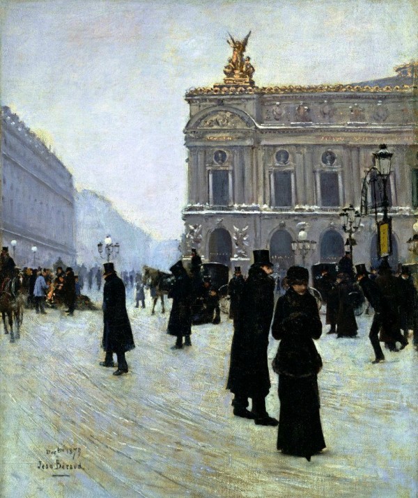 Outside the opera by Jean Beraud